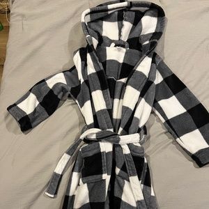 Boys hooded fleece  robe
